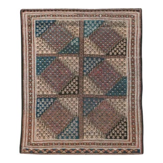 Galerie Shabab Collection Early 20th Century Central Asian Turkoman Throw Rug For Sale