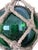 Textile Vintage Green Glass Fishing Float in Jute Rope Netting For Sale - Image 7 of 12