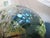 Suzanne Kindland Handblown Icefire Studio Art Glass Green Blue Mottled Vase For Sale - Image 11 of 12