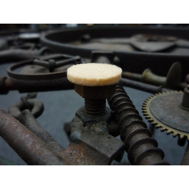 Brutalist Artist Iron Table, 1950s For Sale - Image 13 of 14