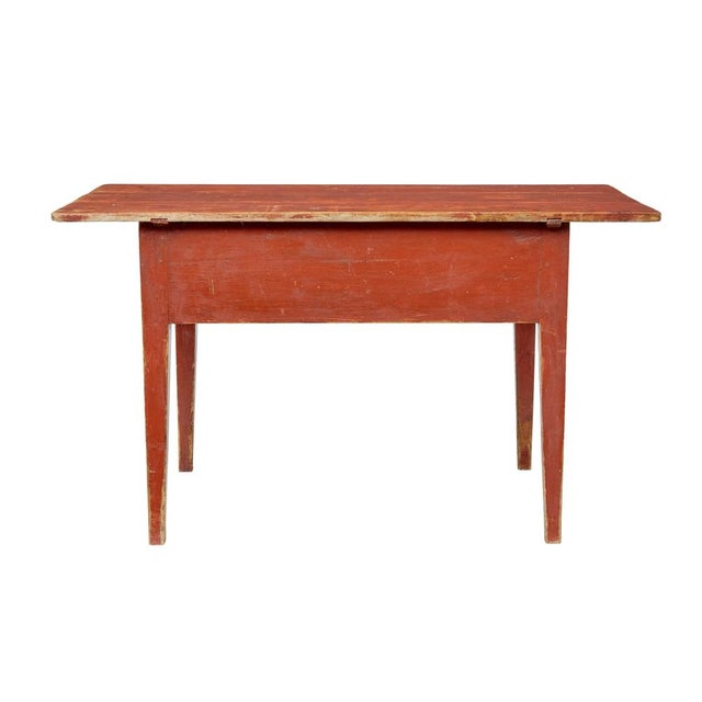 Swedish Painted Pine Table, 1860 For Sale - Image 4 of 11