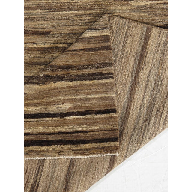 Vintage Hand-Knotted Gabbeh Rug 5'7" X 8'4" For Sale - Image 4 of 4