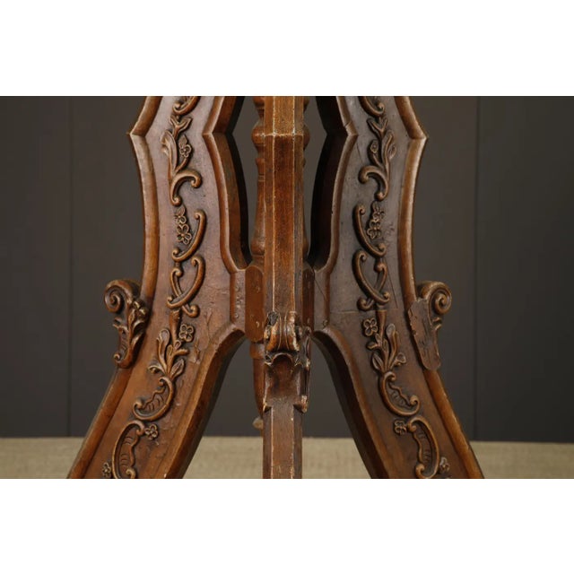 Victorian Rococo Revival Rotating Double Lectern With Candleholders, C 1850-1880 For Sale - Image 13 of 18