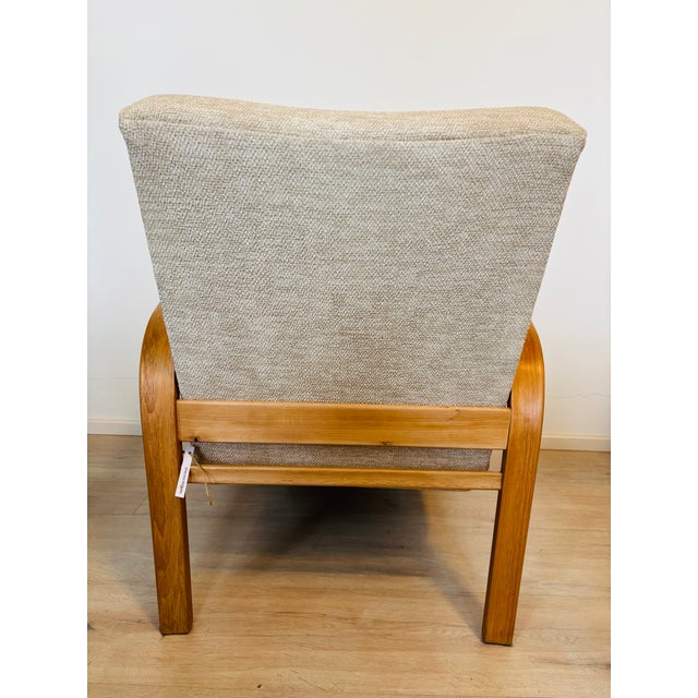 Art Deco Lounge Chair by Koželka & Krpáček for Interior Prague, Czechoslovakia, 1960s For Sale - Image 10 of 12