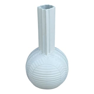 Space Age Ceramic Sculpture Vase by Enzo Bioli for Il Picchio, Italy, 1970s For Sale