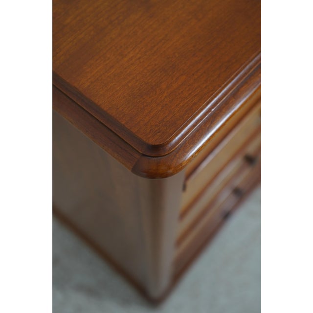 Grange Cherry French 5 Drawer Bedside Chest Nightstand For Sale - Image 10 of 17