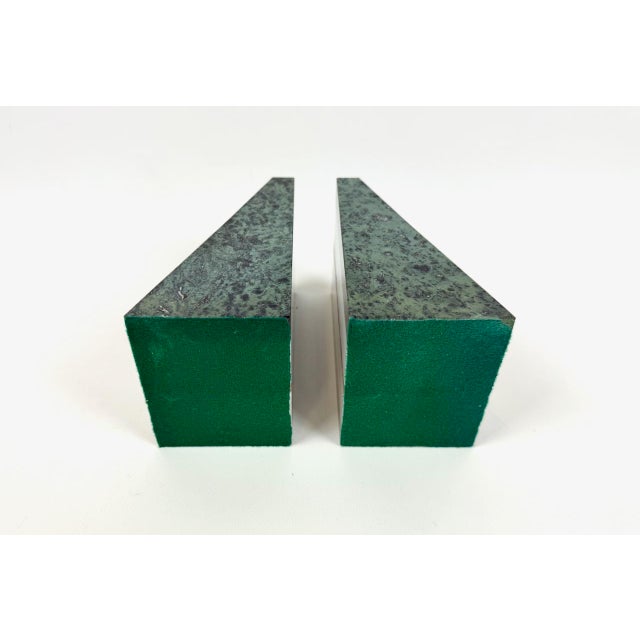 Vintage Art Deco Marble Bookends, 1940s, Set of 2 For Sale - Image 4 of 11