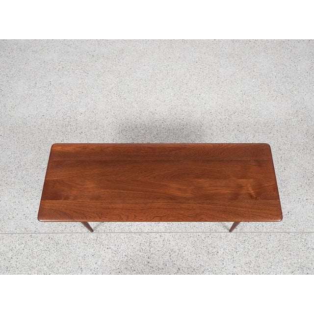 Mid-Century Modern Mid-Century Danish Rectangular Coffee Table in Teak attributed to Peter Hvidt & Orla Mølgaard-Nielsen for France & Søn, 1960s For Sale - Image 3 of 8