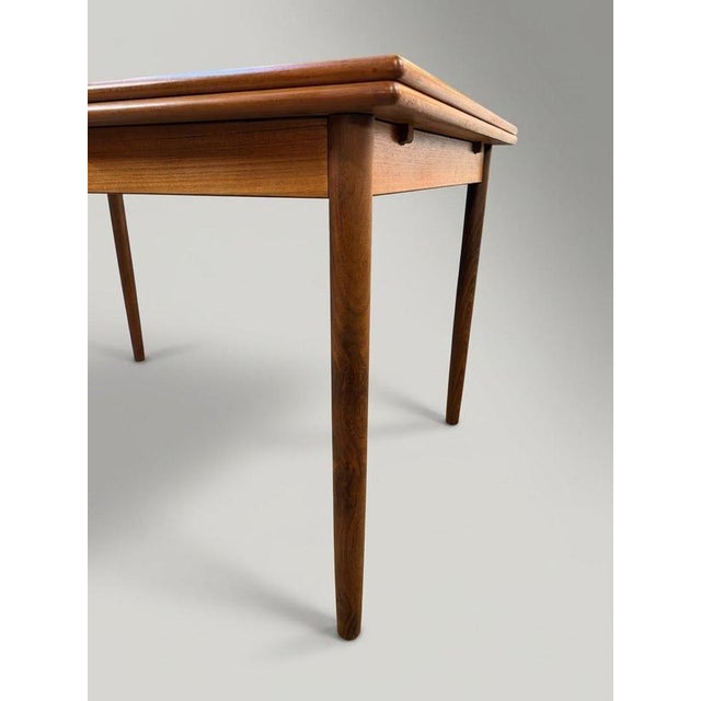 Mid-Century Danish Teak Extending Dining Table, 1960s For Sale - Image 6 of 8