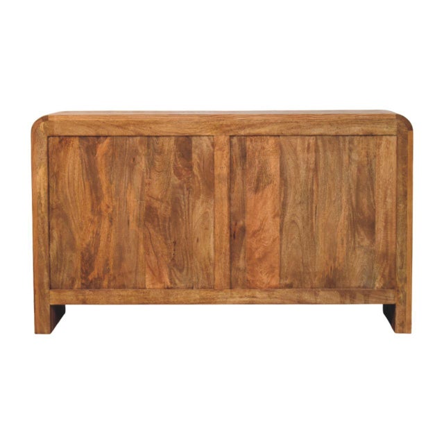 Brown Distressed Tiger Oak Four-Drawer Chest For Sale - Image 8 of 8