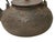 Vintage Rustic Mixed Iron Relief Cranes Motif Teapot Shape Display Art For Sale - Image 10 of 11