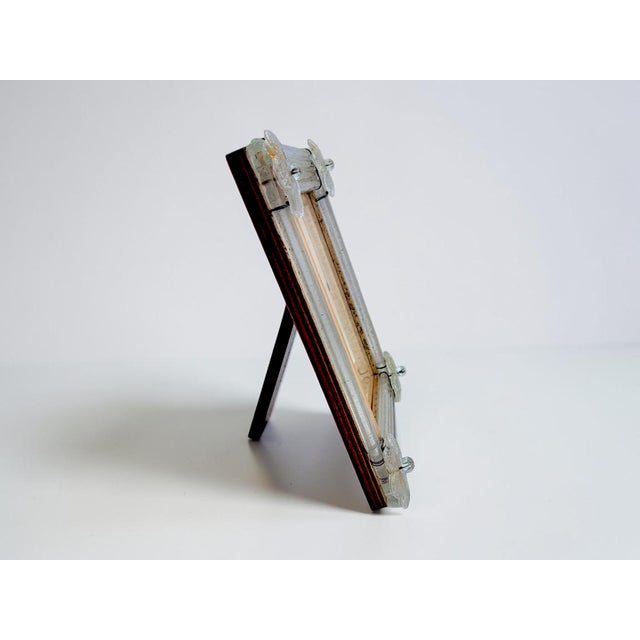 Wood Murano Glass Photo Frame from Manifattura Di Murano, 1970s For Sale - Image 7 of 8