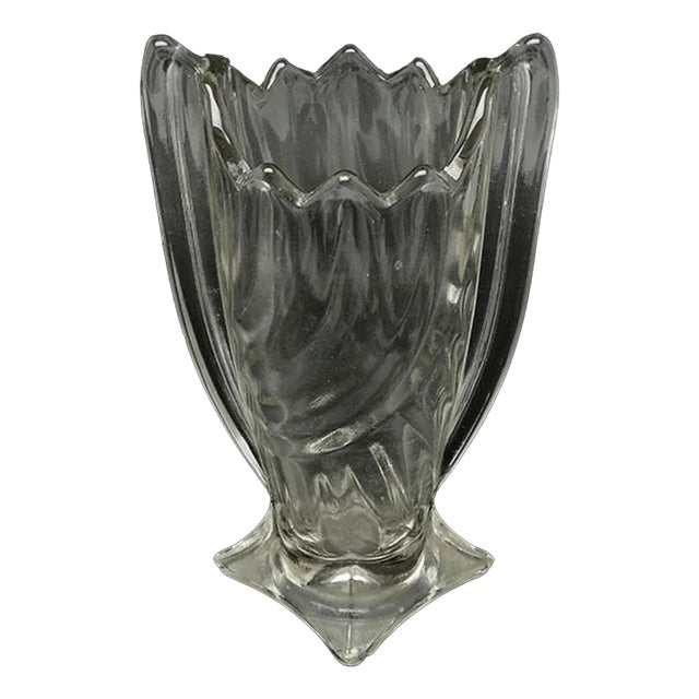 Art Deco Vase from Hortensja Glassworks, Poland, 1930s For Sale