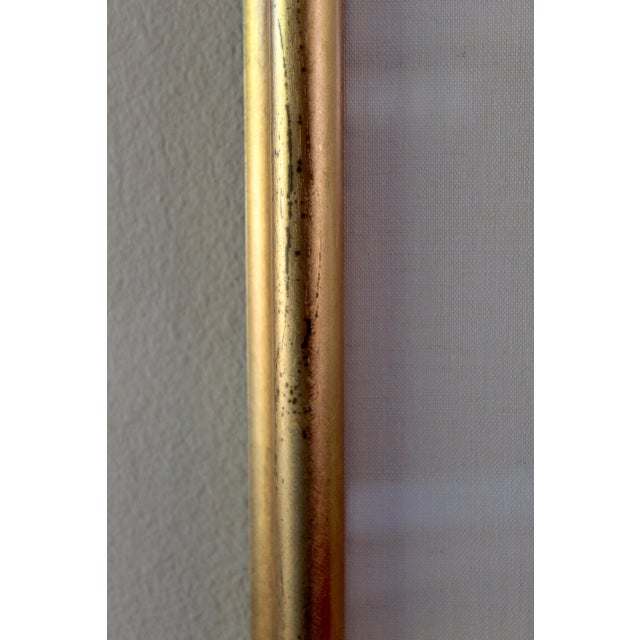 Red Fanch Ledan Limited Edition Serigraph “Le Grand Escalier Rouge” – Pencil Signed, Framed For Sale - Image 8 of 10