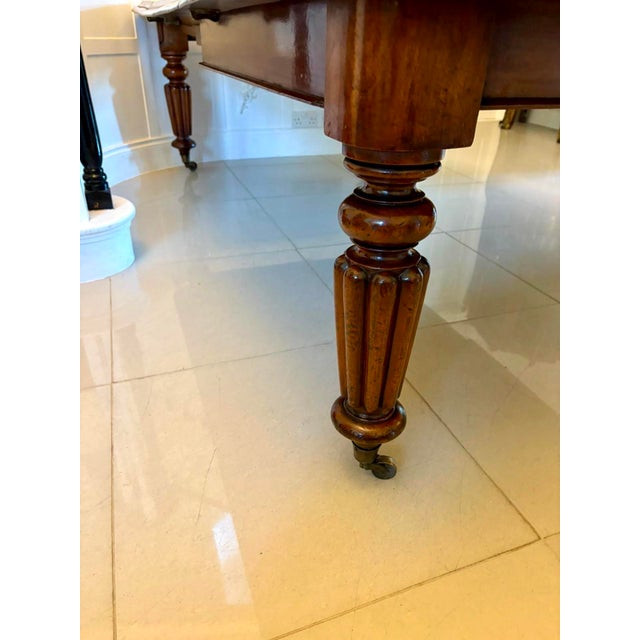 Antique Victorian Mahogany Extending Dining Table, 1860 For Sale - Image 15 of 17