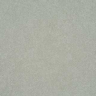 Schumacher Dunbar Shagreen Vinyl Wallpaper In Haze For Sale
