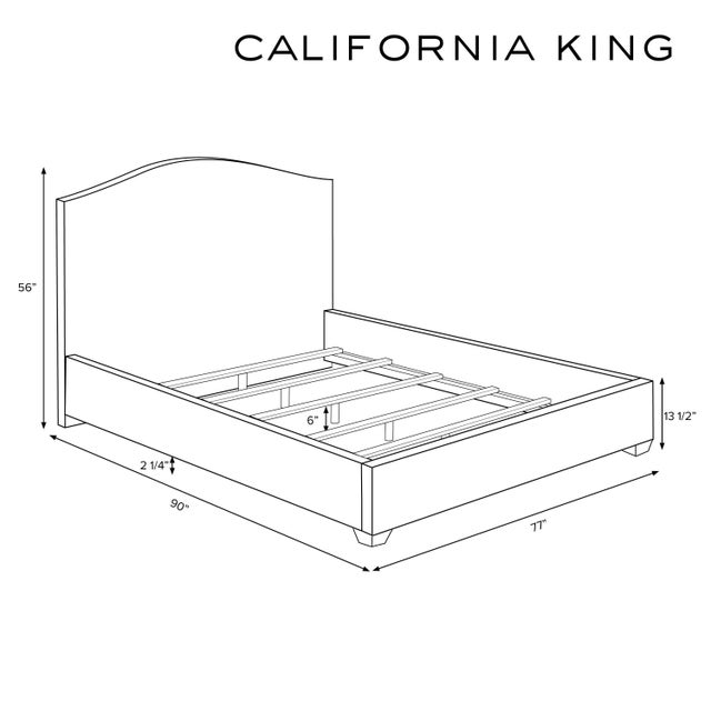 Transitional Stoffer Home x Cloth & Company Elsie Bed in Botanical Stripe Olive with Olive Welt, California King For Sale - Image 3 of 9
