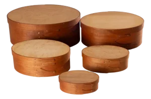 Late 20th Century Nest of 5 Shaker Pantry Boxes