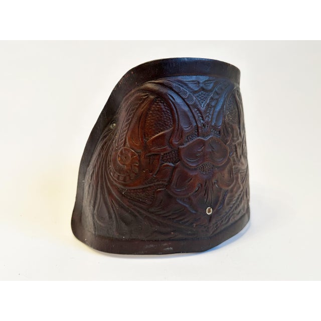 Saddle Stirrup Tapaderos, 1930s Western Horse Decor For Sale - Image 4 of 9