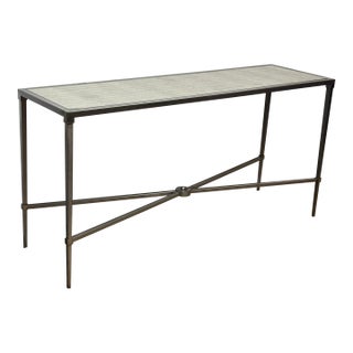 Sunrise Home Antiqued Console Table For Sale