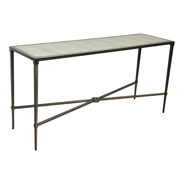 Sunrise Home Antiqued Console Table For Sale