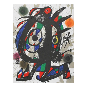 Joan Miro Original Lithograph V3-1 Mourlot 1977