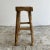 Late 20th Century Vintage Elm Wood Stool With Unique Legs For Sale - Image 5 of 8