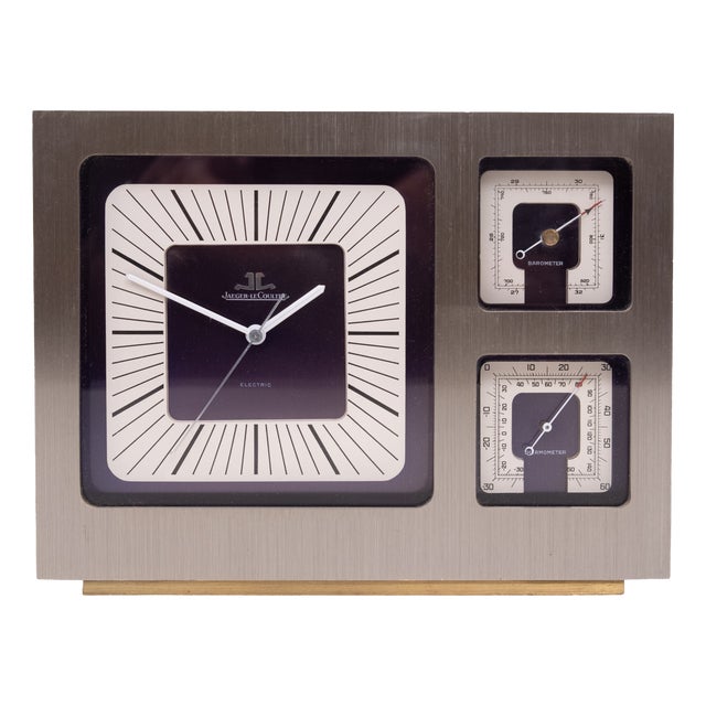 Vintage Weather Station Timepiece by Jaeger-Le-Coultre, 1970 For Sale