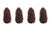 Modern Pine Cone Brown Candles, Medium, Set of 4 For Sale - Image 3 of 3