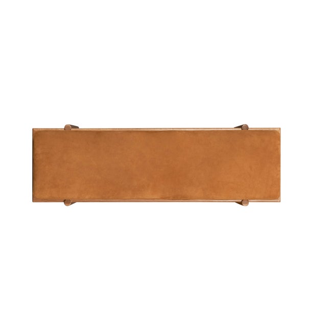 AN UNDERSTATED SOLUTION: The Halls bench is a classic piece with refined details. Built to last, its warm color and clean...
