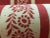 6 Yards Brunschwich and Fils Woven Cotton Fabric. Reversible. Dominant Red on One Side or Dominant White on Other Side. French Floral Design. For Sale - Image 6 of 6