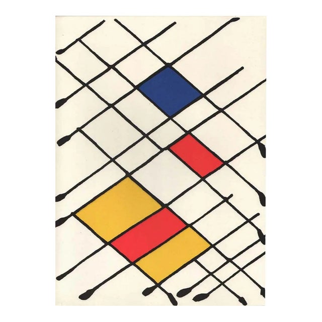 1966 Calder Original Lithograph Dm05156 Derriere Le Miroir For Sale