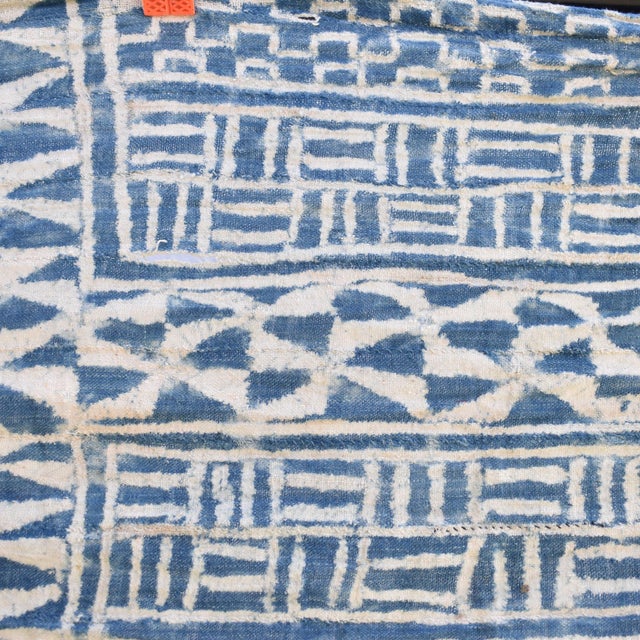 Textile Late 20th Century Vintage African Ndop Textile For Sale - Image 7 of 8