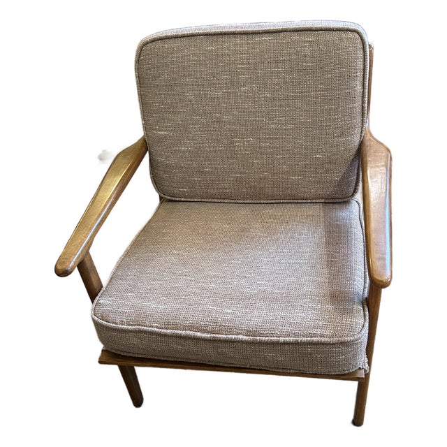 Danish Mid Century Modern Club Chair in the Manner of Ib Kofad-Larsen For Sale