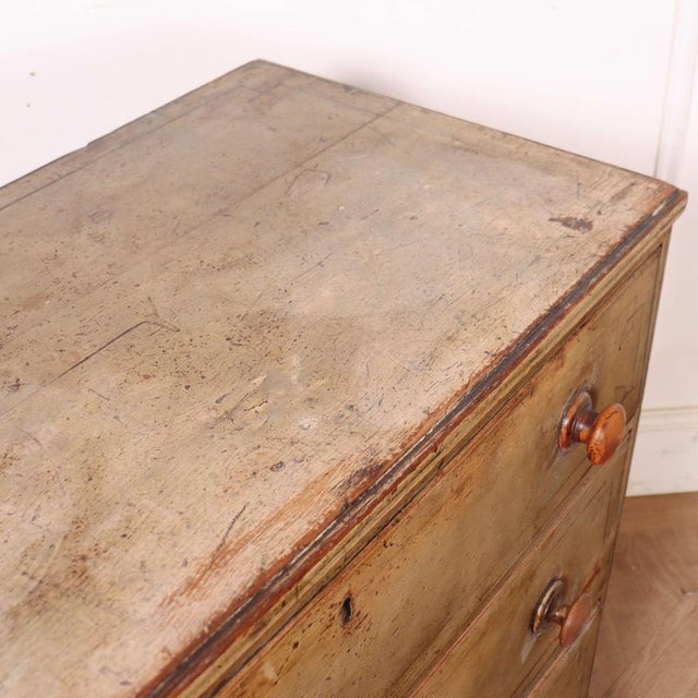 English Painted Chest of Drawers For Sale - Image 10 of 11