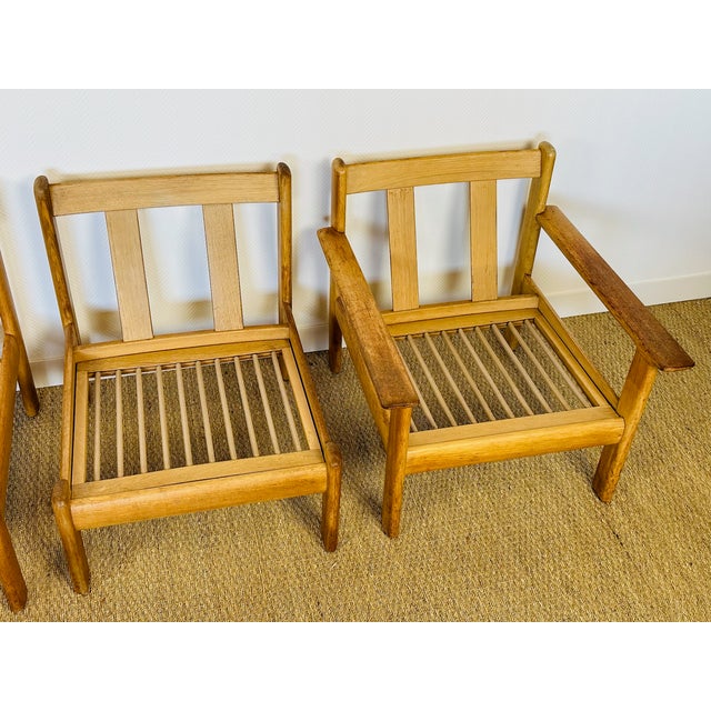 Vintage Scandinavian Oak and Corduroy Modular Living Room Set by Afra & Tobia Scarpa, 1960s, Set of 5 For Sale - Image 6 of 18