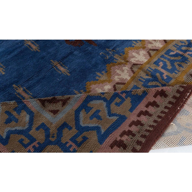 Mid-Century Modern Doris Leslie Blau Vintage Swedish Pile Rug For Sale - Image 3 of 8