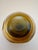 Amber Vintage Murano-Style Sommerso Art Glass Perfume Bottle With Bullseye Stopper For Sale - Image 8 of 9
