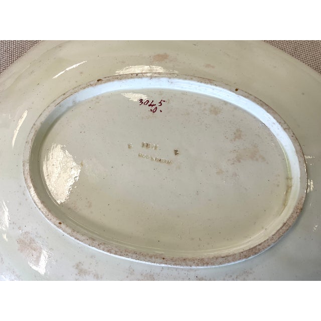 Traditional Late 19th Century Turquoise Wedgwood Majolica Coral Platter For Sale - Image 3 of 4
