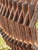 1970s Sculptural Slatted Wood Cocoon Daybed With Architectural Oval Frame For Sale - Image 13 of 17
