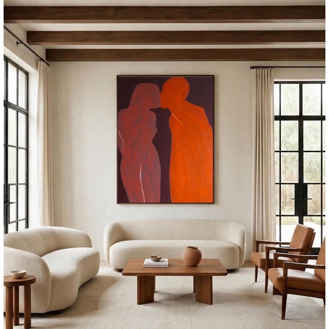 Bodasca, A Kiss, 2026, Acrylic on Canvas For Sale - Image 4 of 10
