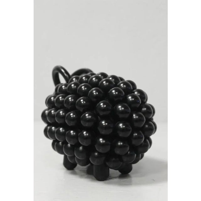 Ram Pässi Sculpture in Charcoal Stained Wood by Kaija Aarikka, Finland For Sale - Image 6 of 9