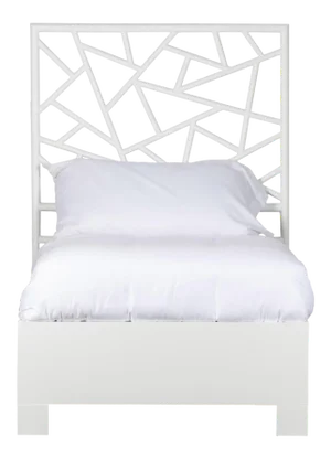 Tiffany Bed Twin Extra Long - White