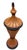 Vintage Turned Wood Decorative Urn With Lid For Sale - Image 4 of 12