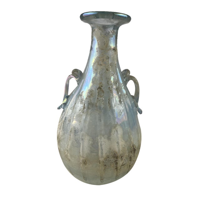 Oppalescent Murano Glass Amphora attributed to Archimedes Seguso, Italy, 1940s For Sale