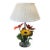 Mid Century Toleware Lamp For Sale