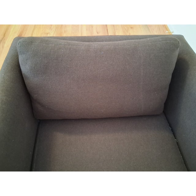 Milo Baughman 1960s Milo Baughman for Thayer Coggin No. 989 Chrome "T-Back" Lounge Chair For Sale - Image 4 of 16