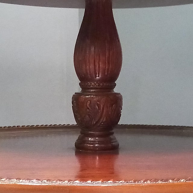 Exclusive English Mahogany Dumbwaiters from the George III Period (circa 1760) We have two authentic English mahogany...