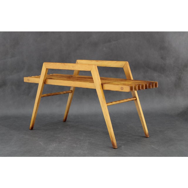 Beech Flower Pot Stand, Czechoslovakia, 1970s For Sale - Image 3 of 12