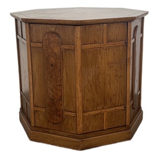 1960s Vintage Drexel Meridian Octagonal Side Table For Sale